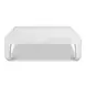 Classic Chinese White Square Cocktail Table