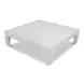 Classic Chinese White Square Cocktail Table