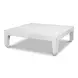 Classic Chinese White Square Cocktail Table