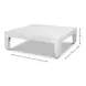 Classic Chinese White Square Cocktail Table