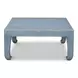 Classic Chinese Blue Square Cocktail Table