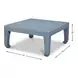 Classic Chinese Blue Square Cocktail Table