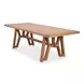 Miner's Camp Natural 98" Rectangular Dining Table