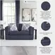 Evansley Navy Performance Fabric 66" Loveseat