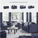 Evansley Navy Performance Fabric 66" Loveseat