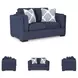 Evansley Navy Performance Fabric 66" Loveseat