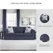 Evansley Navy Performance Fabric 89" Sofa