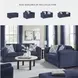 Evansley Navy Performance Fabric 89" Sofa