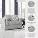 Evansley Pewter Performance Fabric Chair And A Half