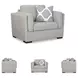 Evansley Pewter Performance Fabric Chair And A Half