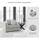 Evansley Pewter Performance Fabric Chair And A Half