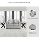 Evansley Pewter Performance Fabric 66" Loveseat