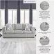 Evansley Pewter Performance Fabric 89" Sofa