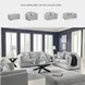Evansley Pewter Performance Fabric 89" Sofa