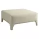 Sheffield Beige 43" Upholstered Cocktail Ottoman with Nailhead Trim