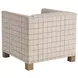 Chandler Beige and Brown Upholstered Accent Chair by Barclay Butera
