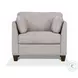 Matias Dusty White Top Grain Leather Chair