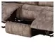 Zubaida Chocolate Glider Reclining 87" Sofa with Console and USB Charging