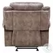 Zubaida Two Tone Chocolate Velvet Glider Recliner