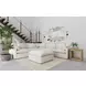 Hobson Ivory Performance Fabric 6 Piece Modular Sectional
