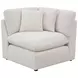 Hobson Ivory Performance Fabric 6 Piece Modular Sectional