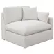 Hobson Ivory Performance Fabric 6 Piece Modular Sectional