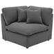 Hobson Charcoal Performance Fabric 6 Piece Modular Sectional