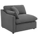 Hobson Charcoal Performance Fabric 6 Piece Modular Sectional