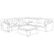 Hobson Charcoal Performance Fabric 6 Piece Modular Sectional