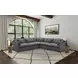 Hobson Charcoal 5 Piece Modular Sectional