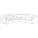 Hobson Charcoal 5 Piece Modular Sectional