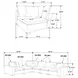 Lakeview Ivory 6 Piece Modular Sectional