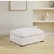 Lakeview Ivory Upholstered Ottoman