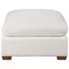 Lakeview Ivory Upholstered Ottoman