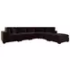 Lakeview Dark Chocolate 6 Piece Modular Sectional