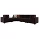 Lakeview Dark Chocolate 6 Piece Modular Sectional