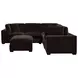 Lakeview Dark Chocolate 6 Piece Modular Sectional