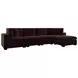 Lakeview Dark Chocolate Modular Sectional