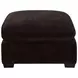Lakeview Dark Chocolate Upholstered Ottoman