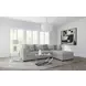 Cambria Gray 4 Piece Modular Sectional with Storage Ottoman