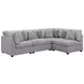 Cambria Gray 4 Piece Modular Sectional