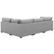 Cambria Gray 4 Piece Modular Sectional