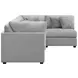 Cambria Gray 4 Piece Modular Sectional