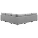 Cambria Gray 5 Piece Modular Sectional