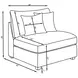 Cambria Gray 5 Piece Modular Sectional