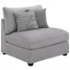 Cambria Gray 5 Piece Modular Sectional with Storage Ottoman