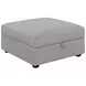Cambria Gray 5 Piece Modular Sectional with Storage Ottoman