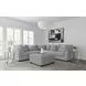 Cambria Gray 6 Piece Modular Sectional with Storage Ottoman