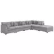 Cambria Gray 6 Piece Modular Sectional