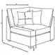 Cambria Gray 6 Piece Modular Sectional